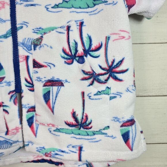 Tommy Bahama Boys Terry Cloth Swim Coverup Size S/M Ages 3-6 Nautical Beachy - Picture 4 of 11